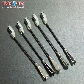 Hard Steel Wire and Metal Clevises Set M2×D1.8×L85mm