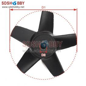 New 5 Blades Ducted Fan Blades/Positive Propeller D3.5in/ 89mm