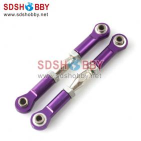 Alum.Steering Linkage 2PCS     purple