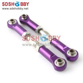 Alum.Steering Linkage 2PCS     purple