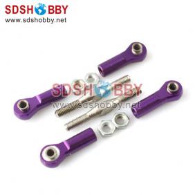 Alum.Steering Linkage 2PCS     purple