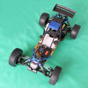 HSP 1/5th Scale 26CC Gasoline Off-Road Buggy (Model NO.:94054) with 4WD System, 2.4G Radio