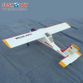 78.8in Wilga Fiberglass Version 20CC Scale Airplane/ Gasoline Airplane ARF-Red & White Color