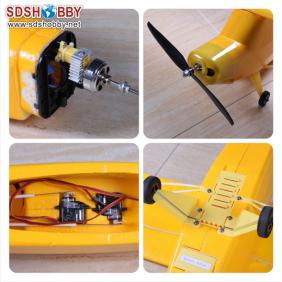 J3 EPO/Foam Electric Airplane ARF Brushless version -Yellow Color