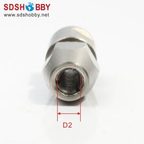 Collet Length=32mm Dia-A=5mm Dia-B=4mm