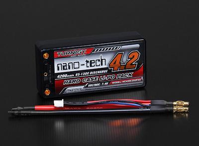 Turnigy nano-tech Shorty 4200mah 2S2P 65~130C Hardcase Lipo Pack (ROAR APPROVED)