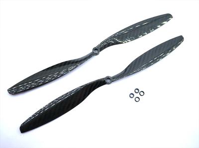 12x4.5 inch 3K Carbon Fiber  Propeller Set CW/CCW