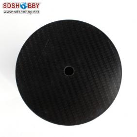 RC Model 6" (152.4mm) Carbon Fiber Spinner with Carbon Fiber Back plate 3K Surface Processing