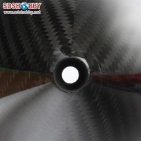 RC Model 6" (152.4mm) Carbon Fiber Spinner with Carbon Fiber Back plate 3K Surface Processing