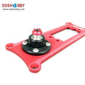 High Quality CNC Metal Servo Rudder Mount Set with 3.5in Double Arm