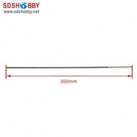 Drive Shaft with screw Length-A=350mm Dia.A=4mm Dia-B=3.17mm