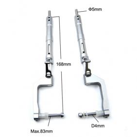 F8F Aluminum Alloy Anti-Vibration Landing Gear for Class 120 Plane (2 pcs)