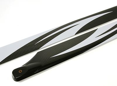 360mm RotorStar Premium 3K Carbon Fiber Flybarless Helicopter Main Blades