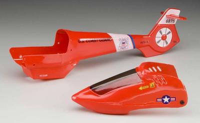 Heli-Max Fuselage Red w/Decal Axe EZ HMXE7433