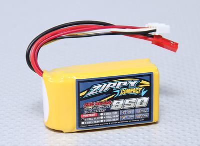 ZIPPY Compact 850mAh 3S 25C Lipo Pack