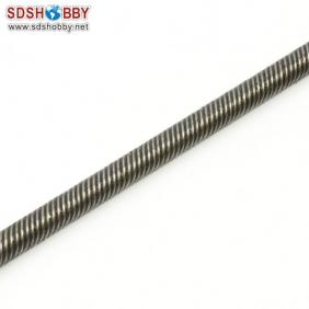 Flexible Axle (Round & Square) Positive Dia. =φ6.35 Side=5X5mm Length=305mm for RC Model Boat