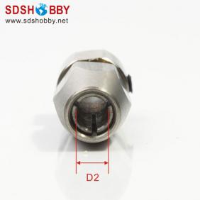 Collet Length=23mm Dia-A=4mm Dia-B=4mm