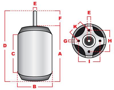 Eurgle RC Plane D2008 2150kv (rpm/v) Outrunner BL Brushless Motor