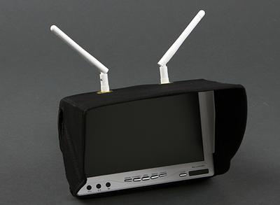 RX-LCD5802 White Edition 32ch Diversity 5.8GHz FPV Monitor with Built in Battery and OSD