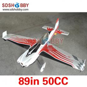 32% Scale 89in Corvus 540 50cc RC Model Gasoline Airplane/Petrol Airplane ARF-Red & White Color