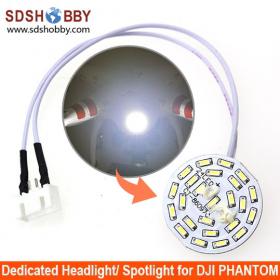 Dedicated Headlight/ Spotlight for DJI PHANTOM-White/ Blue Color