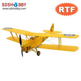 50in Tiger Moth Brushless Foam Electric Airplane RTF with 2.4G Radio Control and 25C 2200mAh Li-Po Battery