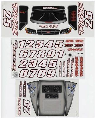 Traxxas Decal Sheets 1/16 Slash TRA7013