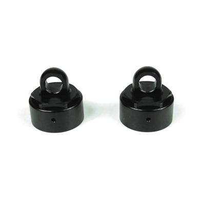 Tekno RC Shock Caps (Aluminum, Gunmetal Ano, 2pcs, EB48) TKR6003