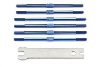 Associated Blue FT Titanium Turnbuckle Set ASC1283