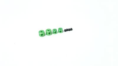 JQ Products Linkage Collars, 2 Big, 2 Small (Green) JQPB153