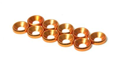 JQ Products M4 Countersunk Washer 10pcs (Gold) JQPA033