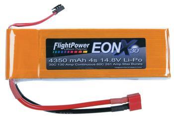 FlightPower EONX 30 LiPo 4S 14.8V 4350mAh 30C FPWEONX30-43504S