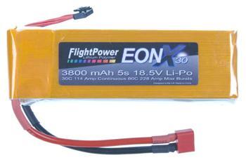 FlightPower EONX 30 LiPo 5S 18.5V 3800mAh 30C FPWEONX30-38005S