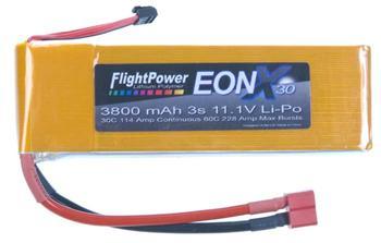 FlightPower EONX 30 LiPo 3S 11.1V 3800mAh 30C FPWEONX30-38003S