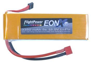 FlightPower EONX 30 LiPo 5S 18.5V 3350mAh 30C FPWEONX30-33505S