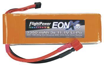 FlightPower EONX 30 LiPo 3S 11.1V 3350mAh 30C FPWEONX30-33503S