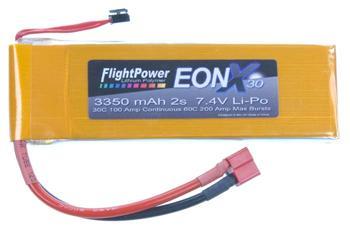 FlightPower EONX 30 LiPo 2S 7.4V 3350mAh 30C FPWEONX30-33502S