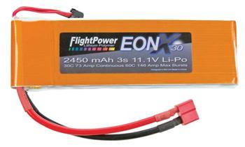 FlightPower EONX 30 LiPo 3S 11.1V 2450mAh 30C FPWEONX30-24503S