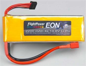 FlightPower EONX 30 LiPo 4S 14.8V 2200mAh 30C FPWEONX30-22004S