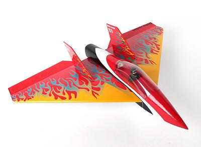 Delta Rocket High Speed Wing - Red 640mm (ARF)